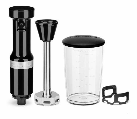 Batidora de inmersión KitchenAid 7KHBV53 onyx black 120V 18W