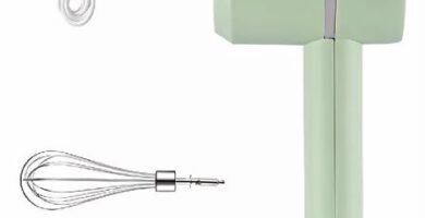 Mini Batidora De Mano 2 En 1 Inalámbrica Recargargable Color Verde Claro
