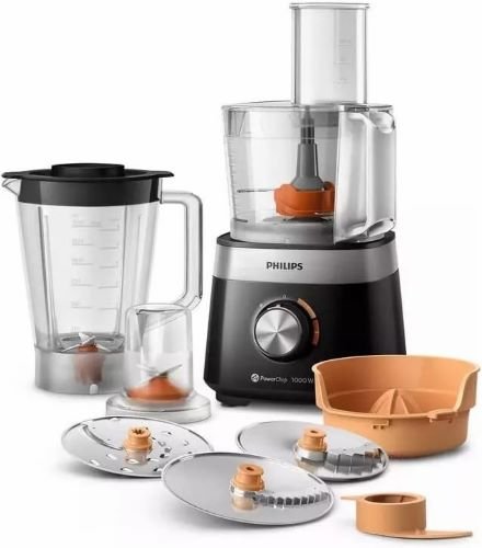 Multiprocesador De Alimentos Philips Hr730391 Color Negro