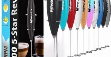 Powerlix Espumador De Leche Electrico Batidor Para Cafe