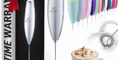 Zulay - Espumador De Leche Para Café Con Potente Motor De