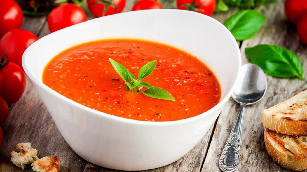 Crema de tomate asado